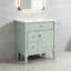 Meuble-lavabo avec lavabo, 2 tiroirs et tablette ajustable-1929993804
