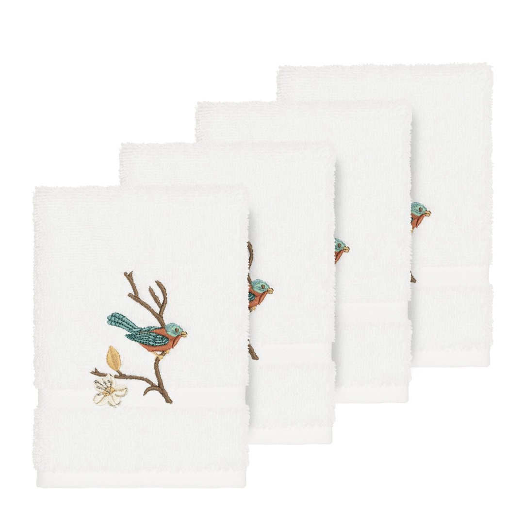 Spring Time Turkish Cotton Washcloth (Set of 4) Linum Home Textiles 