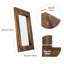 Fontanez Farmhouse Wood Bathroom Wall Mirror-895077581