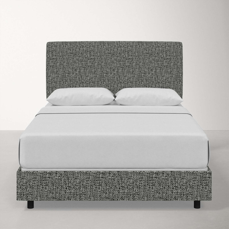 Marquise Upholstered Standard Bed, California King, Modern Pepper Tweed