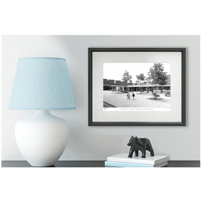 Rothwell, The New Shopping Centre C1965 by Francis Frith - Single Picture Frame Print, 40cm H x 50cm W x 2.3cm D