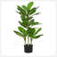 42 "plante artificielle avec pot de Daffenbachia