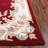 Stembridge Hand Tufted Wool/Cotton Floral Rug in Red/Ivory-978183320