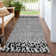 Machine Washable Indoor/Outdoor Claudian ACN1230 Gray Rug
