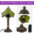 14" Tiffany Style Floral Table Lamp (Bulb Include)