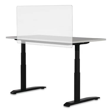 Acrylic Modesty Panel 72, Electric Standing Desk Partition