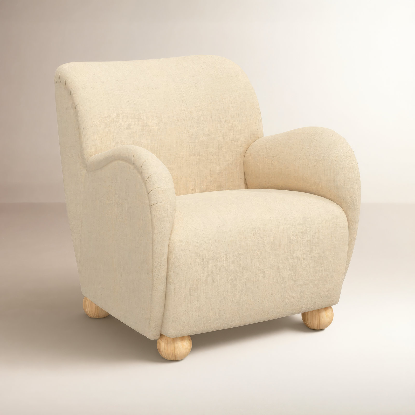 Cowen Armchair, Classic Linen Linen