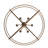 Frannie 6 - Light Dimmable Drum Chandelier