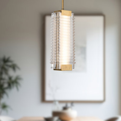 Luminaire suspendu en verre Alai