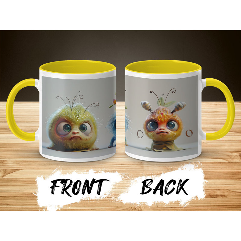 Ceramic Coffee Mug, Yellow