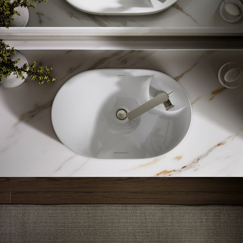 Chalice 22-3/4 " Oval Vessel Bathroom Sink
