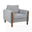 Fauteuil d'appoint surdimensionné rembourré-2092675534