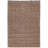 Linea Handmade Light Brown Rib Cut Wool Area Rug By Tufty Home-81280518