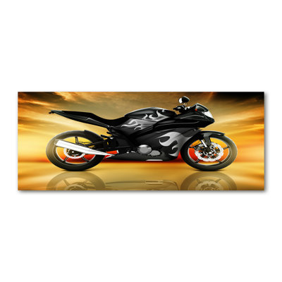 Motorcycle - Wrapped Canvas Print