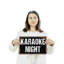 Plaque de rue Karaoke Night-119525852