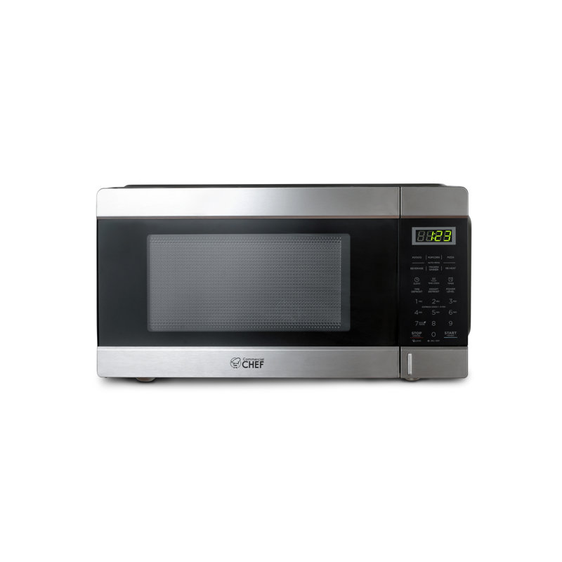 CHM Series Commercial Chef 1.1 Cu Ft Microwave with 10 Power Levels, Stainless Steel