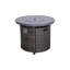 Table de foyer d'extérieur au propane en aluminium H 25 po x l 32 po