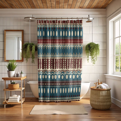 Rideau de douche Boho Harmony - Premium