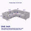 Canapé d'angle surdimensionné de 81,5 pouces, canapé modulaire en forme de L, canapés d'angle 5 places avec 3 coussins-2098113573