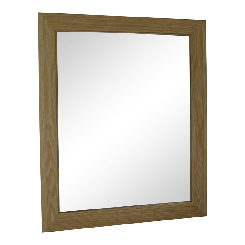 Geissler Engineered Wood Flat Wall Mirror