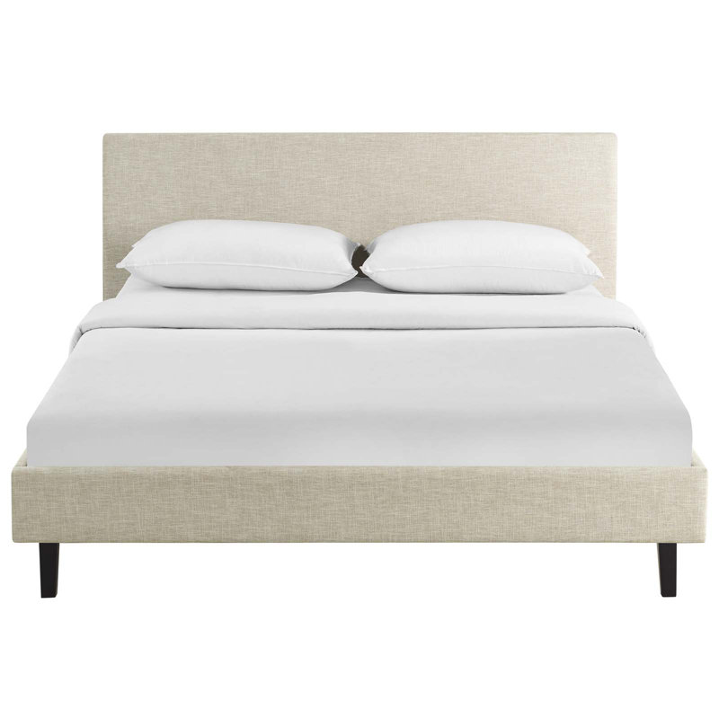 Base de lit Modway, Double, Beige