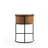 Cosmopolitan Mid-Century Modern Vegan Leather Upholstered Metal Counter Stool in Camel-150971124-150751844
