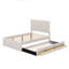 Lit plateforme double avec lit gigogne et tiroirs-2031344403