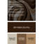 Abstrait art fluide 51, art mural en métal brun-425952579