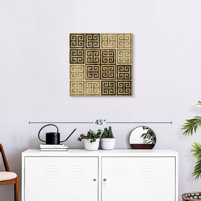 Kerner Greek Key I, 20" H x 20" W