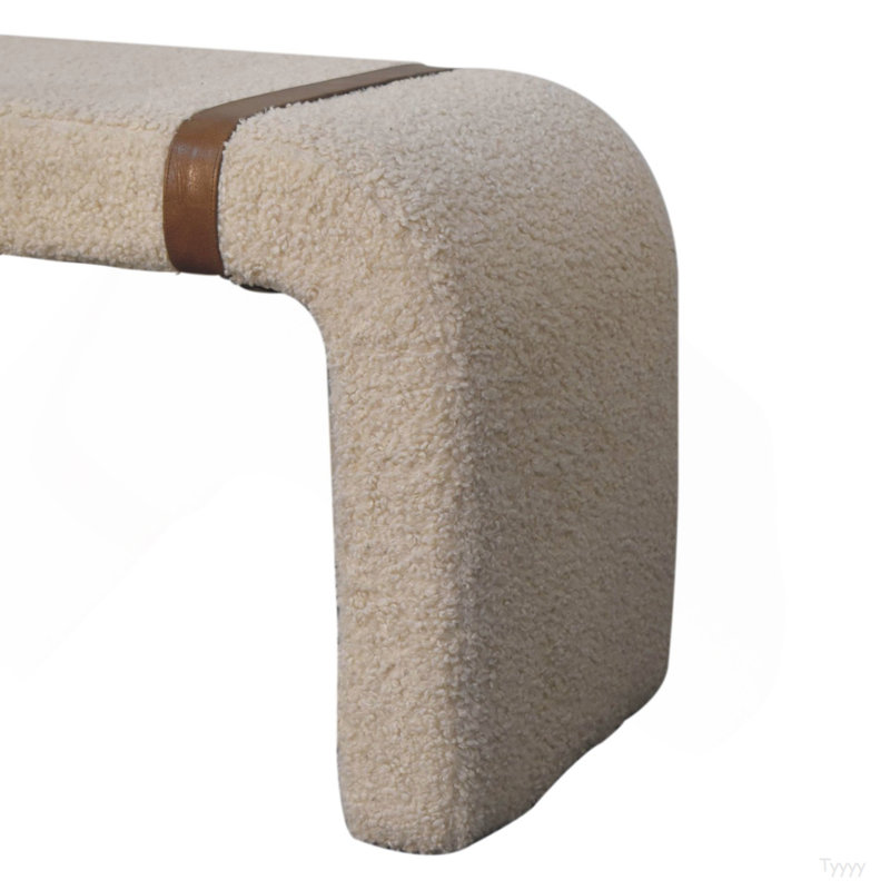 Banc en cuir Boucle