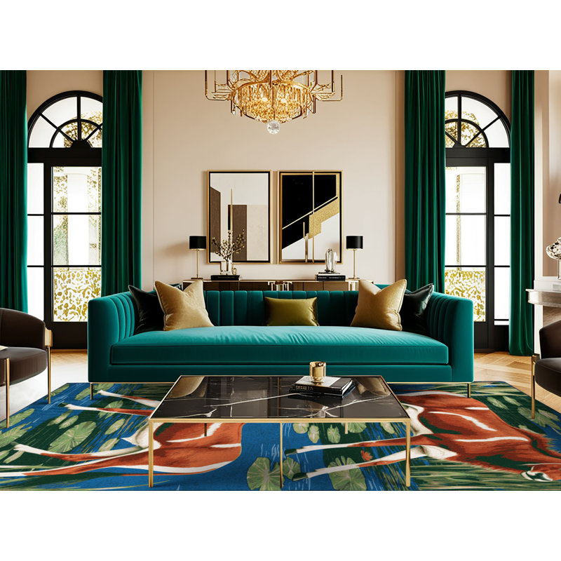  Tapis lavable Sitatunga, Carré 4 pi