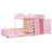 Full Size Bunk Bed with 2 Large & 5 Small Drawers, Small Wardrobe, Modern Storage Bunk Bed, MDF & Solid Wood, Sakura Pink-222677630
