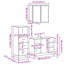 Anabell Bathroom Furniture Suite-2091641964