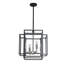 Lustre rectangulaire à 4 lumières-37315525