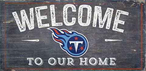 Décoration murale welcome NFL, Titans du Tennessee