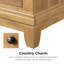 Table de chevet 3 tiroirs Getrude