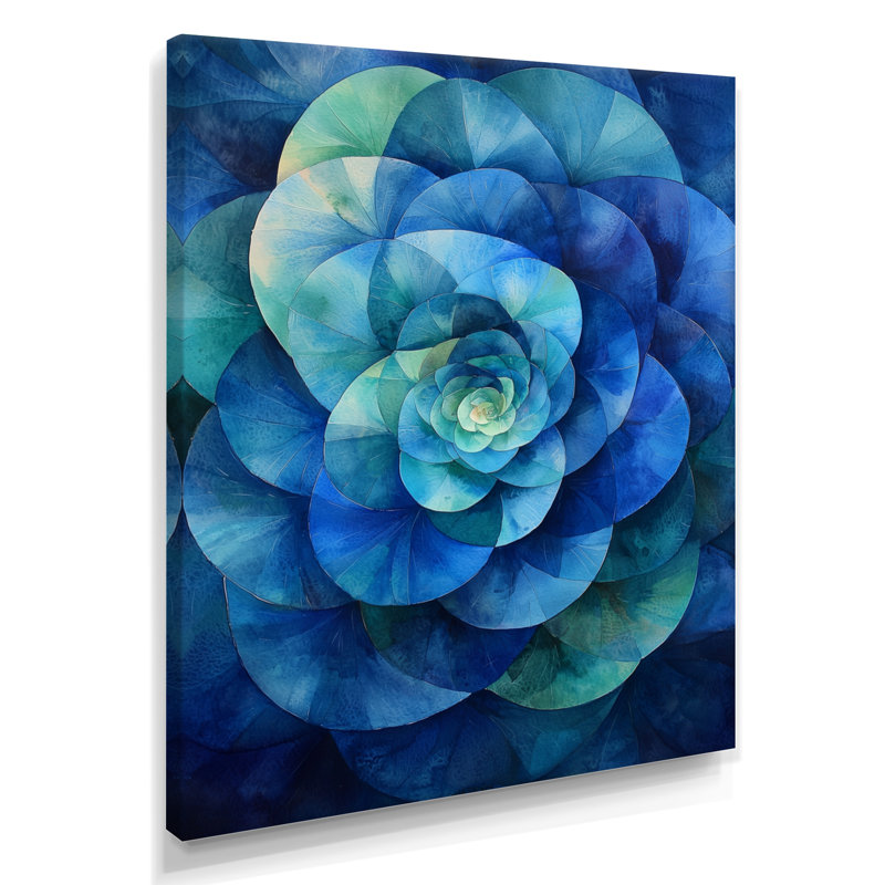 Frederick - Floral Wall Art Prints, 32" H x 24" W, Wrapped Canvas, Does Not Apply