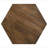 Athena Natural Hexagonal Top Coffee Table