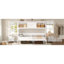 Lit simple, lit, blanc, système de chargement, tiroir, rangement, bois de pin, structure, aspect rustique,-1262841183