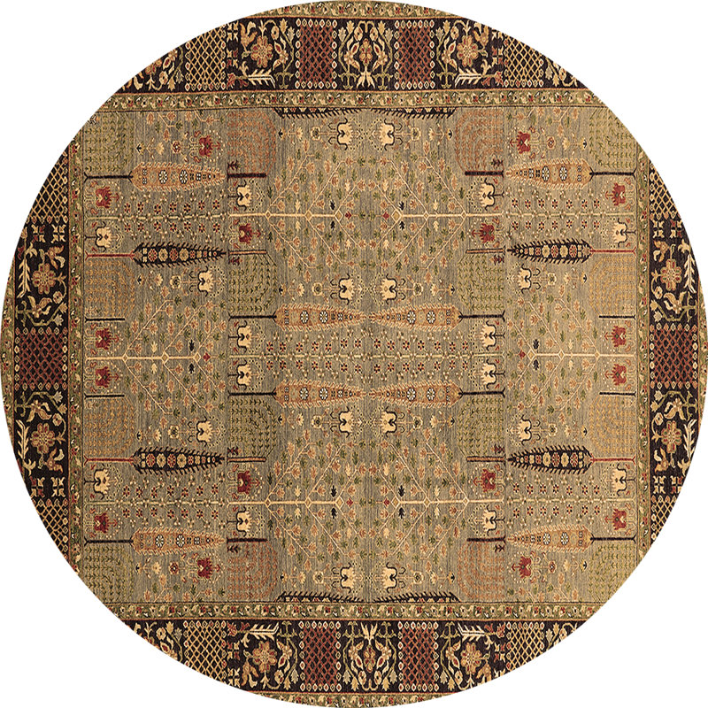 Oriental Indoor Rug, Round 8'