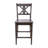 Commercial Grade Solid Wood Modern Farmhouse Cross Back Dining Stool with Footrest-236123762-218871162-218871157