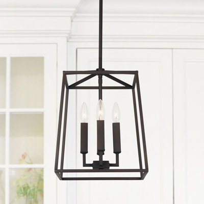 Thea 4 - Light Dimmable Lantern Geometric Chandelier