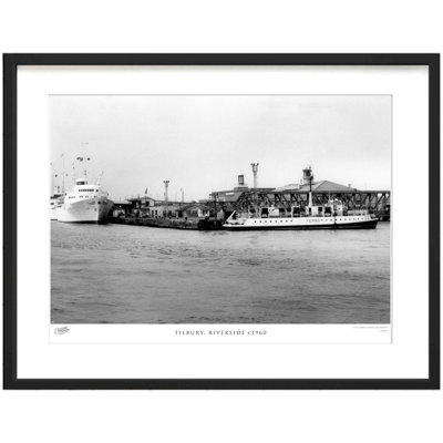 Tilbury, Riverside C1960 by Francis Frith - Single Picture Frame Print