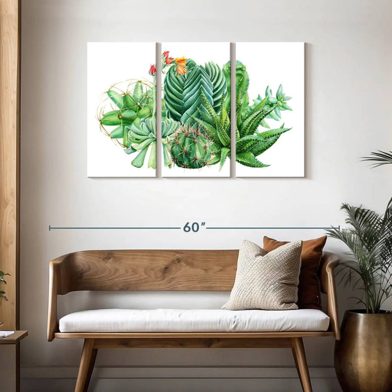 Harnek Pleasing Succulent Plants, 28" H x 45" W