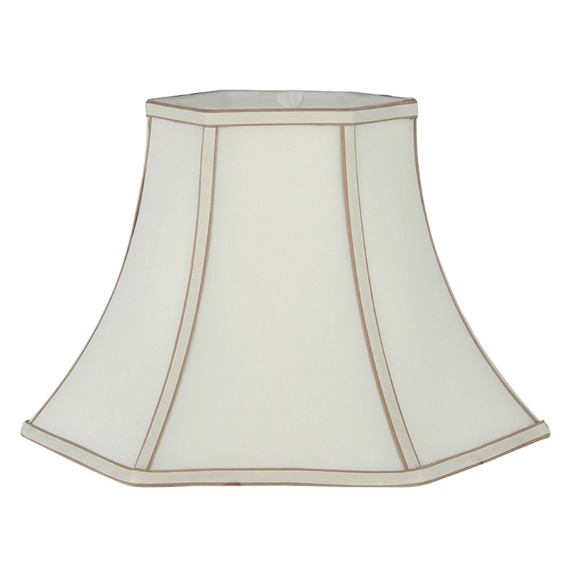 Ervine Bell Lamp Shade ( Uno ), 25cm H x 30cm W x 35cm D, Cream