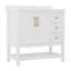 Ensemble de meuble-lavabo simple 36 po avec lavabo, armoire, tablette de rangement ouverte et tiroirs de rangement Caniya-1054958062-1045739433-1030693171