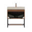 Meuble-lavabo, évier et meuble-lavabo moderne en travertin de luxe Lux, aspect marbre beige pour la cuisine