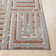 Vista Transitional Geometric Distressed Indoor Machine Washable Area Rug