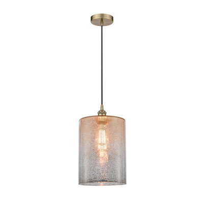 Luminaire suspendu cylindrique simple à 1 lumière Karon