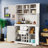 47.3" Coffee Bar Cabinet with Storage, Wine Glass Racks, Drawers & Shelves, Buffet Cabinet for Kitchen & Dining Room-1880560915